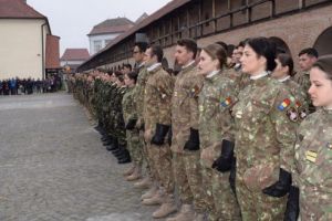 “Bobocii” militari de la UMFST, jurământ în Cetatea Medievală