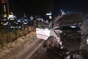 Trei femei rănite întrun accident pe DN 71, petrecut în miez de noapte