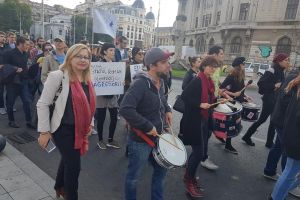 Deputatul Cristina Iurişniţi, la Marşul ”Împreună pentru siguranţa femeilor!”