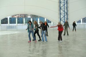 Patinoarul artificial se va muta în incinta Parcului Central Deva