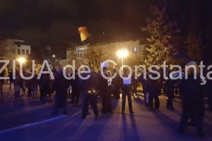 Protest impotriva interzicerii manifestarilor spontane la Cluj