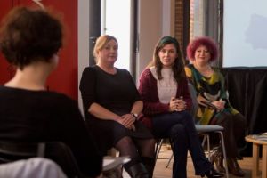 Elise Wilk la conferinţa „Dramaturgia nouă: Universitatea de Arte din Târgu Mureş în programe internaţionale“, în cadrul FNT