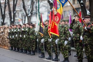 Manifestari de Ziua Armatei Romane, in Piata Libertatii din Timisoara