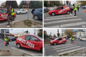 FOTO / VIDEO UPDATE: ACCIDENT pe str. Ștefan cel Mare, în Alba Iulia. O femeie a fost lovită pe trecerea de pietoni
