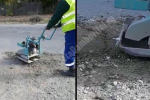 DE LA CITITORI: Asfaltare (sau ce o fi asta) greu de explicat, la Moreni