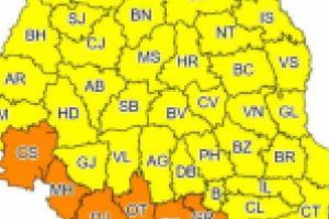 ANM a emis o alerta de vreme severa in toata tara. Coduri galben si portocaliu de ninsori si vant puternic, pana maine seara