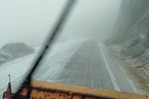 A nins pe Transfăgărăşan!