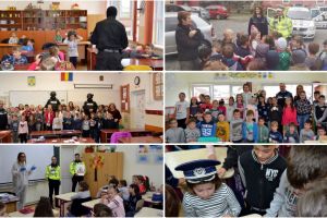 FOTO: Poliţiştii din Alba prezenţi în mijlocul elevilor şi cadrelor didactice, în cadrul programului „Școala Altfel”