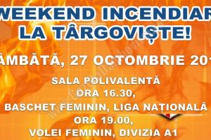 Sâmbăta marilor derbiuri! Echipele de baschet şi volei feminin ale Târgoviştei joacă la Sala Sporturilor
