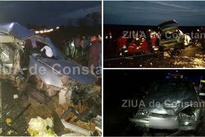 UPDATE. Accident rutier grav pe DN 22A, la Sibioara, judetul Constanta. Doua autoturisme implicate. Doi constanteni decedati (galerie foto)               