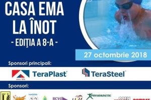 Sâmbătă este Cupa Casa EMA la înot, ediţia a 8-a