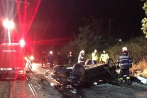Accident MORTAL în Arad: Un BMW a ZBURAT de pe PODUL de la POLIVALENTĂ (FOTO)