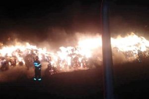 Incendiul de la Băiculeşti, provocat intenţionat?