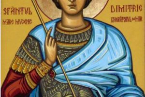 26 octombrie-Sfantul Mare Mucenic Dimitrie Izvoratorul de Mir