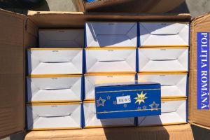 Port Constanta. Ghirlande electrice, descoperite de politisti intr-un container venit din China (galerie foto) 