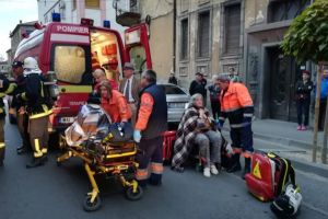 INCENDIU în centrul Aradului! Trei VICTIME, transportate la spital (FOTO + VIDEO)