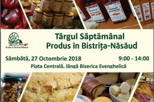 Ce găsiţi sâmbăta aceasta la târgul de produse locale de la Biserica Evanghelică