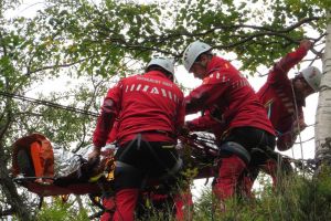 Galerie foto: salvamontiştii gorjeni, implicaţi într-un amplu exerciţiu de salvare