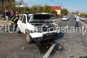 Accident rutier in 23 August, la intersectia cu Dulcesti, judetul Constanta. Trei victime  