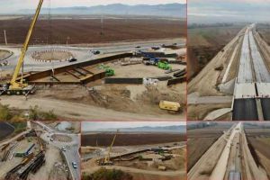 VIDEO| Autostrada Sebeş – Turda Lotul 1: supratraversarea de la DN1 şi asfaltarea dintre podul Ampoi şi DJ 107 C, punctele de interes la finalul lunii octombrie