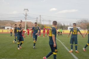 FOTO: Industria Galda – CSM Lugoj 2-1, la pauză, Cioară a realizat dubla!