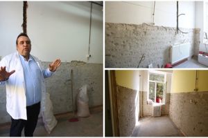 Saloane in renovare la Maternitatea Bega din Timisoara