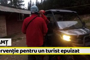 Neamţ: Intervenţie de 2 ore şi jumătate pentru un turist epuizat