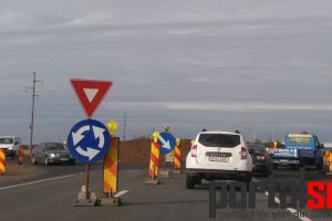 FOTOGALERIE. Imagini cu noul sens giratoriu de pe DN19. Legătură cu Centura Careiului