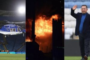 VIDEO Tragedie în Anglia – Patronul lui Leicester, fiica sa şi piloţii au murit în accident de elicopter