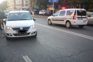 Lovita in plin, dupa ce a traversat prin loc nepermis