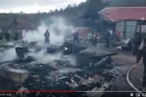 Incendiu DEVASTATOR în judeţul ARAD. O persoană ARSĂ, alte două în STARE DE ȘOC (FOTO+VIDEO)