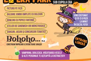 Sperietoare uriaşă la ERA Park Oradea. Vine Carnavalul de Halloween!