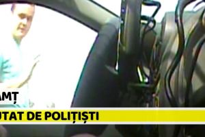 [VIDEO] Neamţ: Căutat de poliţişti
