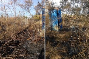 Persoane necunoscute au incendiat un parc amenajat în comuna Poiana