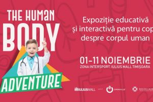 Aventura coprului uman, prezentata intr-o expozitie pentru copii, pe intelesul acestora