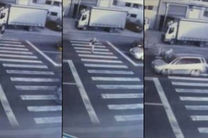 UPDATE/ VIDEO ȘOCANT! Femeie lovită de un autoturism, pe trecerea de pietoni de la IPEC, la ieşire din Alba Iulia