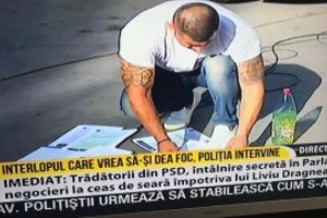 ALERTĂ Un cunoscut interlop ameninţă că îşi dă foc în faţa Clubului Colectiv - Acuzaţii grave la adresa DIICOT