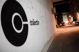 Barbat ameninta ca isi da foc,  in fata clubului Colectiv  