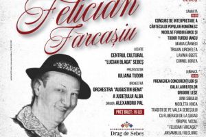 Între 9-11 noiembrie, la Sebeş: Festivalul Naţional de Folclor „Felician Fărcaşiu” – Concurs de interpretare a cântecului popular românesc