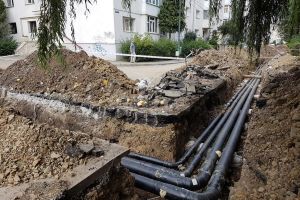 Energia termică, furnizată în Zamca prin noile conducte de termoficare