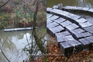 FOTO&VIDEO. Contrabandă prin apă în judeţul Satu Mare