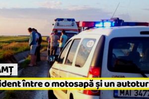 Neamţ: Accident rutier, cu victimă, între o motosapă şi un autoturism