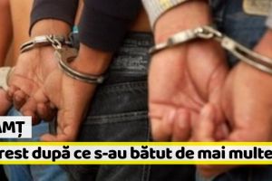 Neamţ: Patru bărbaţi, băgaţ în arest după ce s-au bătut de mai multe ori