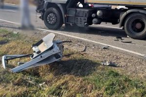 Accident cu trei maşini implicate pe DN 29 Suceava-Botoşani