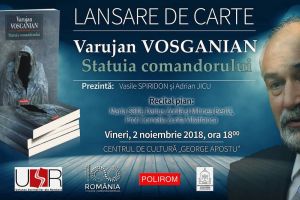 Lansare de carte Varujan Vosganian la Centrul de Cultură „George Apostu”