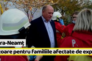 Piatra-Neamţ: Primăria oferă ajutoare de urgenţă familiilor afectate de explozie