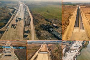 VIDEO. Autostrada Sebeş-Turda, lotul 2, la finalul lunii octombrie 2018: Structuri care ”plâng” după mâna constructorului