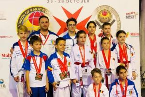Sătmărenii au luat peste 20 de medalii la Campionatul European de Karate din Malta