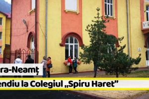 Neamţ: Incendiu la Colegiul „Spiru Haret” din Piatra-Neamţ