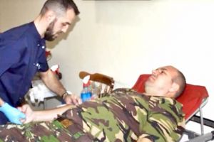 Scorpionii galbeni au donat sange. Haideti la centrul de transfuzii din Timisoara!
